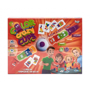 Настільна гра Danko Toys 07-65 Color Crazy Cups 2-4 гравці для всієї родини