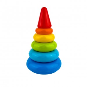 Іграшкова пірамідка Technok Toys 6863 пластик 4 кільця 20 см різнобарвний