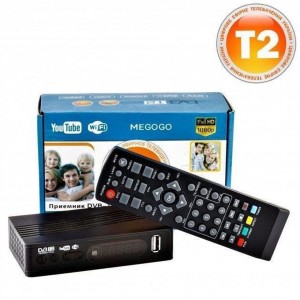 Тюнер T2 MG811 для цифрового ТВ, приставка з переглядом YouTube, IPTV, WiFi, HDMI, USB, MEGOGO