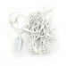 Світлодіодна гірлянда-бахрома білий дріт 5 м Euro Led 140 LED 8 режимів білий