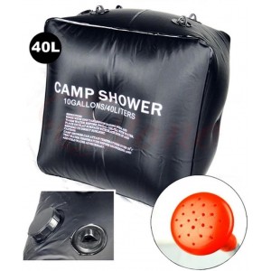 Душ портативний туристичний Camp Shower 40 л чорний