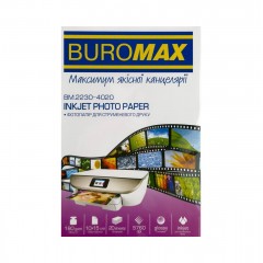 Фотопапір глянцевий 20 шт 100 х 150 мм BUROMAX 2230-4020