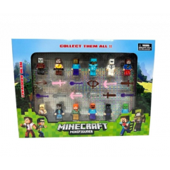 Ігровий набір 24в1 Minecraft Minifigures 22620 з аксесуарами