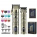 Тример машинка для стрижки волосся VGR V-670 Professional Set 2в1 USB золотистий