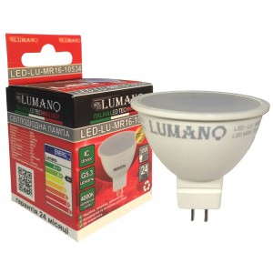 Лампа світлодіодна LED Lumano MR16 GU5.3 10W 4000K 900Lm 10534 нейтральний білий