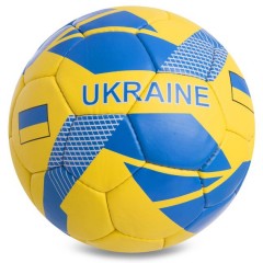 М'яч футбольний №5 Ukraine 2500-232 жовтий з блакитним