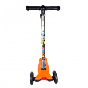 Самокат дитячий NRG 3-колісний скутер помаранчевий