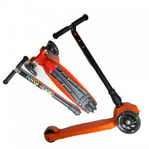 Самокат дитячий NRG 4-колісний скутер помаранчевий