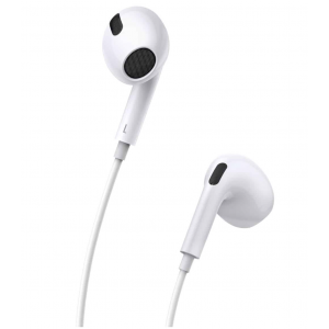 Навушники Baseus Encok 3.5mm lateral in-ear Wired Earphone H17 White new