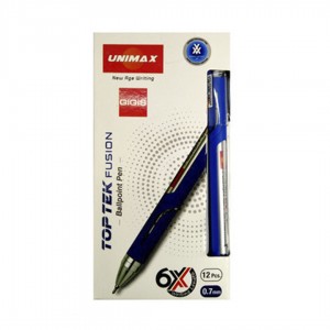 Ручка 10 км Unimax  UX-10 000-01 синяя (12)