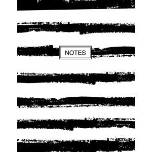 Блокнот А5 Астра на пружине My Notes Black Черные страницы 80 листов в линию твердая обложка