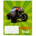 Зошит 12 аркушів клітинка # Поліграфіст 802 Monster Truck