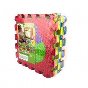 Дитячий килимок-пазл ігровий розвивальний Фрукти-овочі M0376-2 EVA 30 х 30 см 10 шт