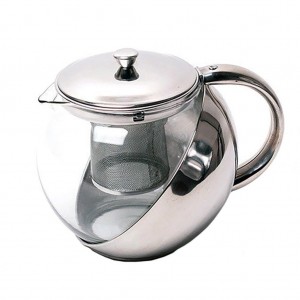 Заварювальний чайник Unique UN-1161 скло 500 мл сріблястий