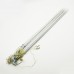 Світлодіодна гірлянда танучі бурульки прозорий дріт 8 шт (50 см) 240 LED Rohs 3.6 м теплий білий