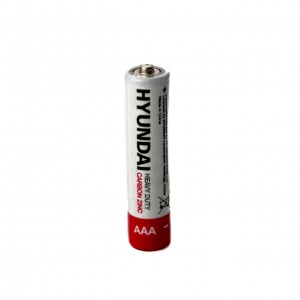Батарейка мізинчикова ААА Hyundai ZnCb R03 сольова