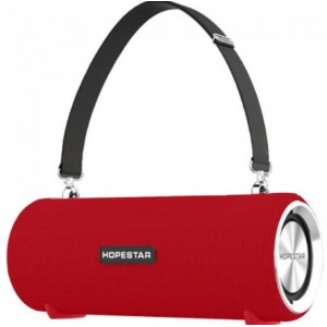 Колонка портативна Hopestar H39 Bluetooth FM червоний