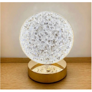 Настільна лампа з кристалами та діамантами Creatice Table Lamp куля new