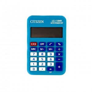 Калькулятор кишеньковий Citizen LC-110-NR блакитний