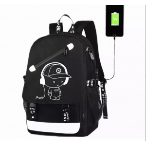 Рюкзак Music з USB світиться в темряві