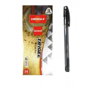 Ручка гел. "Unimax" UX-131-34 "Trigel-2" серебро (12)