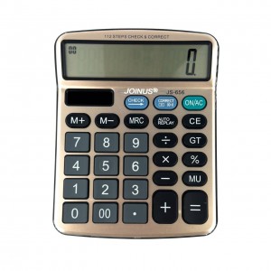 Калькулятор настільний Joinus JS-656 сріблястий з чорним