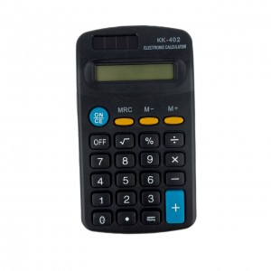 Калькулятор кишеньковий КК-402 чорний