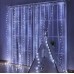 Світлодіодна гірлянда завіса-водоспад прозорий дріт 2 м х 2 м Euro Led 240 LED білий