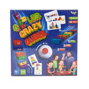 Настільна гра Danko Toys 07-76 Crazy Cubes 2-5 гравців для всієї родини