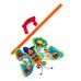 Іграшка-каталка Метелик з ручкою 44 см різнобарвний