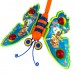 Іграшка-каталка Метелик з ручкою 44 см різнобарвний