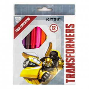 Фломастери 12 кольорів Kite TF21-047 Transformers