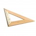 Треугольник деревянный 16см (45-45-90) 45/450