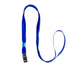 Шнурок для бейджа Axent 4532-04 з кліпом 46.5 см синій