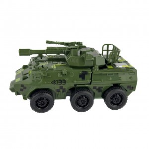 Іграшковий танк-трансформер пластик 14.5 см інерційний зелений