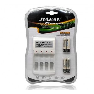 / Зарядний пристрій Jiabao Digital Charger JB-212, з акумуляторами ААА, 4 шт.
