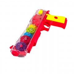 Дитячий пістолет 5565B зі звуковими та світловими ефектами 20 см різнобарвний