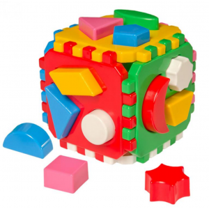 Куб дитячий розвиваючий сортер "Розумний малюк", у пакеті