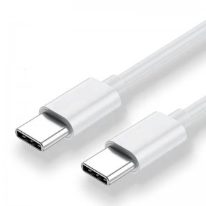 Кабель USB Type-C/USB Type-C Charge Cable 1 м білий