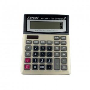Калькулятор настільний Joinus JS-1200VT сірий з чорним