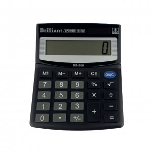 Калькулятор настільний Brilliant BS-208 чорний