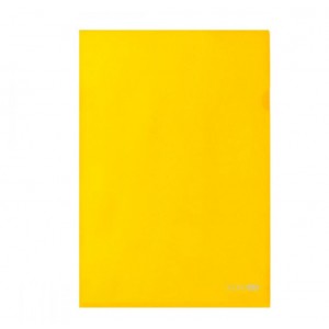 Уголок пл. А4 Economix 180мк E31153-02 желтый