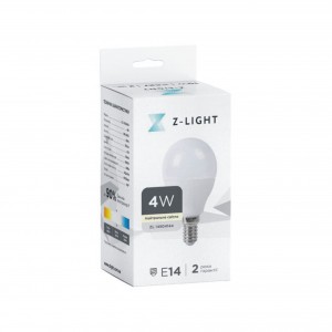 Z-LIGHT LED Лампа "шарик" G45 ZL 14504144 4w 4000k E14