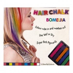 Набір для дитячої творчості Крейда для волосся 6 штук різнобарвний