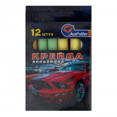 Крейда кольорова 12 шт Josef Often S2007 кругла 6 кольорів