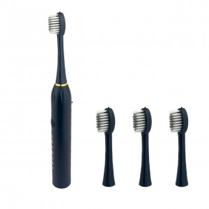 Електрична зубна щітка Sonic Toothbrush X-3 4 насадки чорний