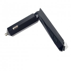 FM трансмітер модулятор Car Charger N9 Bluetooth USB MicroSD 2.1 А чорний
