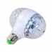 Вращающаяся разноцветная лампа светодиодная  на две лампочки LY-399-2  мульти