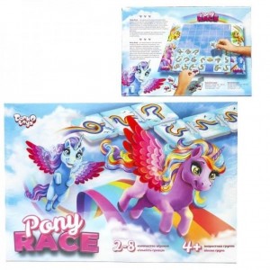 Настільна гра Danko Toys 07-82 Pony Race 2-8 гравців для всієї родини
