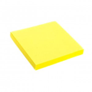 Блок паперу липкий 75х75х100л Axent D3314-01 жовтий new